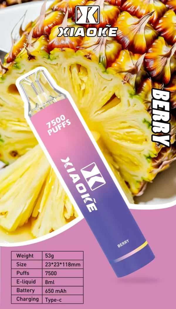 【XIAOKE 梟客】7500口可充電式電子煙｜穩定續航，日常使用好選擇：圖片 6