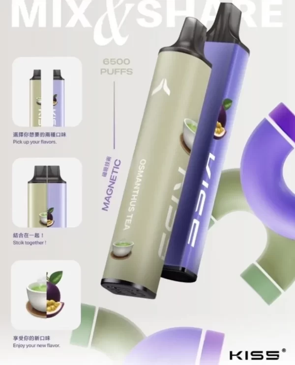 【KIS5】輕巧拋棄式電子煙 6500口容量｜限量供應，隨時享受：圖片 6