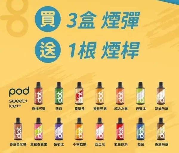 佩特里 DOT SWITCH｜雙入裝煙彈組（專用款）| 滿三盒送一根主機