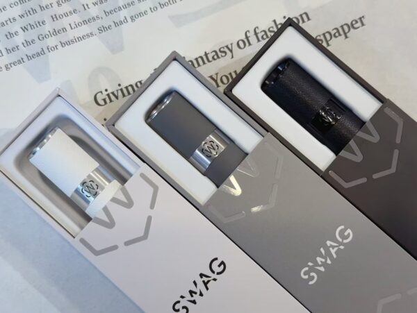 SWAG皮革主機❤️兩段式功率❤️內含兩顆煙彈 (口味隨機贈送)：圖片 3